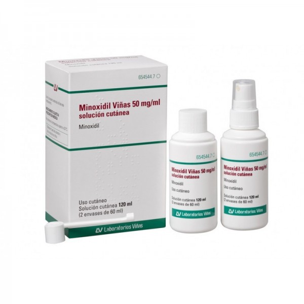MINOXIDIL VIÑAS 50 mg/ml SOLUCION CUTANEA