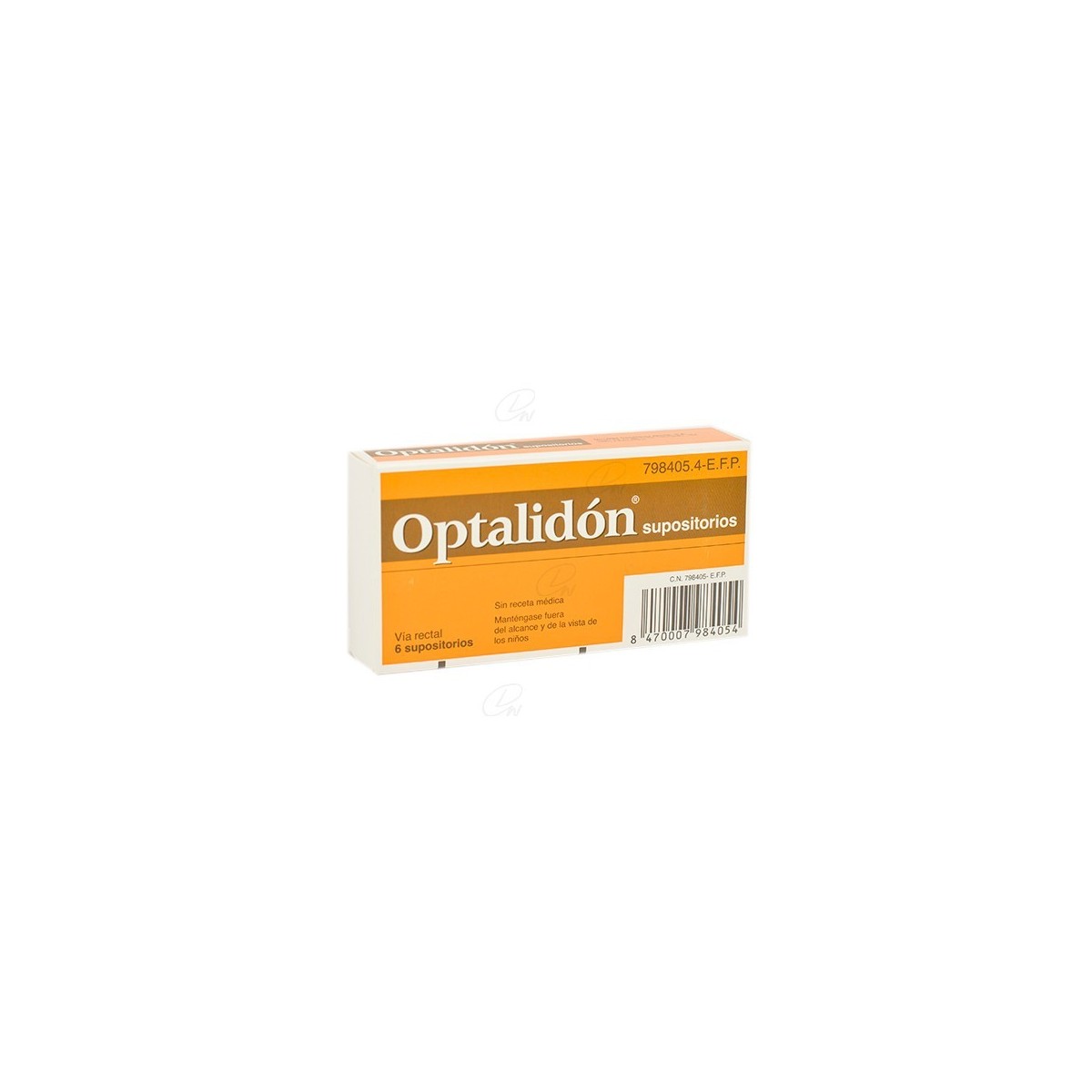 OPTALIDON 500 MG/75MG SUPOSITORIOS, 6 supositorios