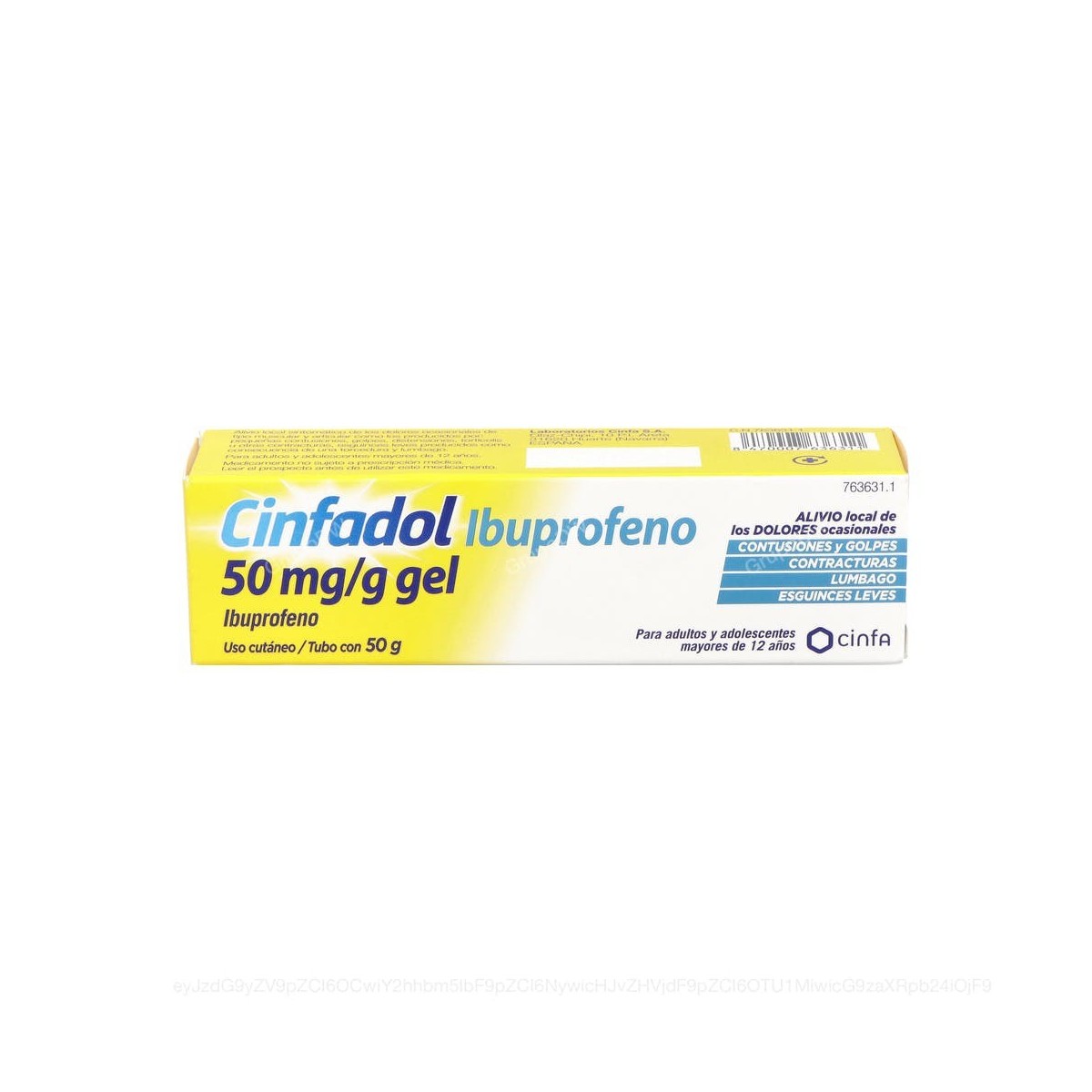 CINFADOL IBUPROFENO 50 mg/g GEL