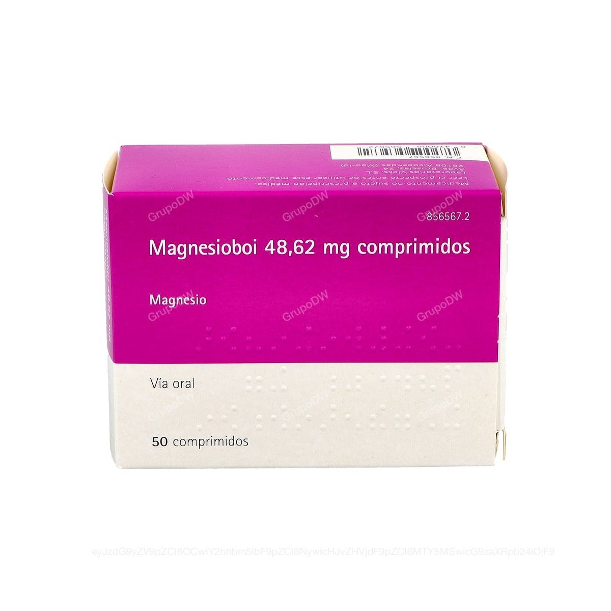 MAGNESIOBOI 48,62 mg COMPRIMIDOS, 50 comprimidos